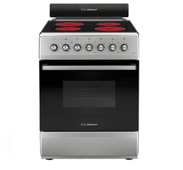 [31749] COCINA ELÉCTRICA 4 HORNALLAS - DOBLE VIDRIO EN PUERTA - EFICIENCIA ENERGÉNITCA A - ACERO INOXIDABLE - ORMAY [ULTRA ACERO]