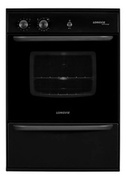 [31766] HORNO A GAS 74LTS - EFICIENCIA ENERGÉTICA A++ - CON GRILL, TIMER, TERMOSTATO Y CAJÓN PARRILLA DE EMPOTRAR - 60X60CM - NEGRO - LONGVIE [H14600G]