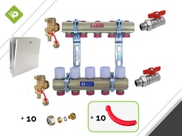 [22122] PACK COLECTOR COMPLETO 5 CIRCUITOS - GIACOMINI - CON GABINETE Y CURVATUBO