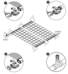 [22200] ACCESORIO DE INSTALACION SOLAR PISCINAS RECTANGULAR - PEISA [10001410]