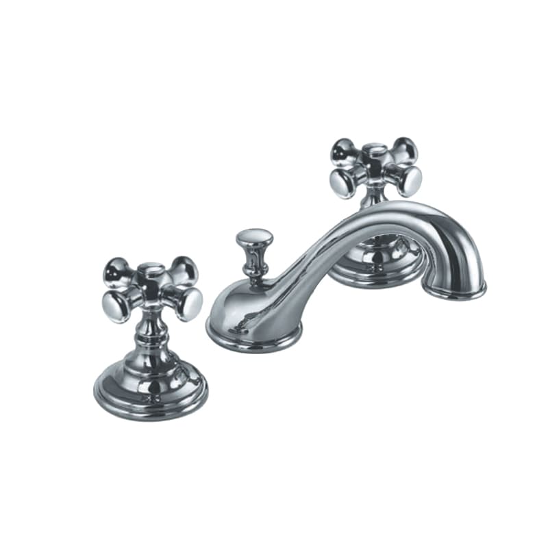 [23324] GRIFERÍA LAVATORIO BICOMANDO BEVERLY CRUZ CROMO - HIDROMET - 10 AÑOS DE GARANTÍA [00401CRCR]