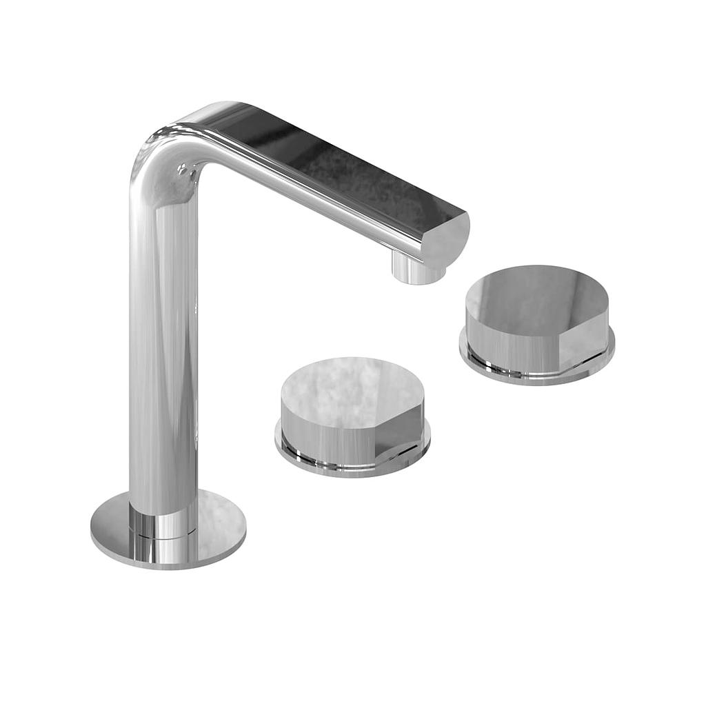 [23688] GRIFERÍA LAVATORIO DIRECCIONABLE BICOMANDO LUXURY CROMO - HIDROMET - 10 AÑOS DE GARANTÍA [15019CRCR]