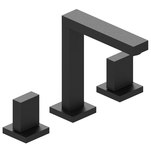 [23721] GRIFERÍA LAVATORIO BICOMANDO BLOCK UP NEGRO - HIDROMET - 10 AÑOS DE GARANTÍA [34001NEGR]