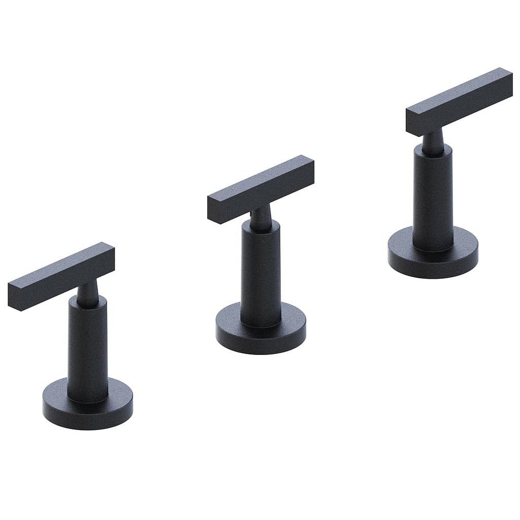 [23918] GRIFERÍA BIDET BICOMANDO LOOK LEVER NEGRO - HIDROMET - 10 AÑOS DE GARANTÍA [31107NEGR]