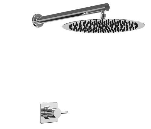 [24110] GRIFERÍA DUCHA MONOCOMANDO SIN TRANSFERENCIA ONE CROMO - HIDROMET - 10 AÑOS DE GARANTÍA [03004CRCR]