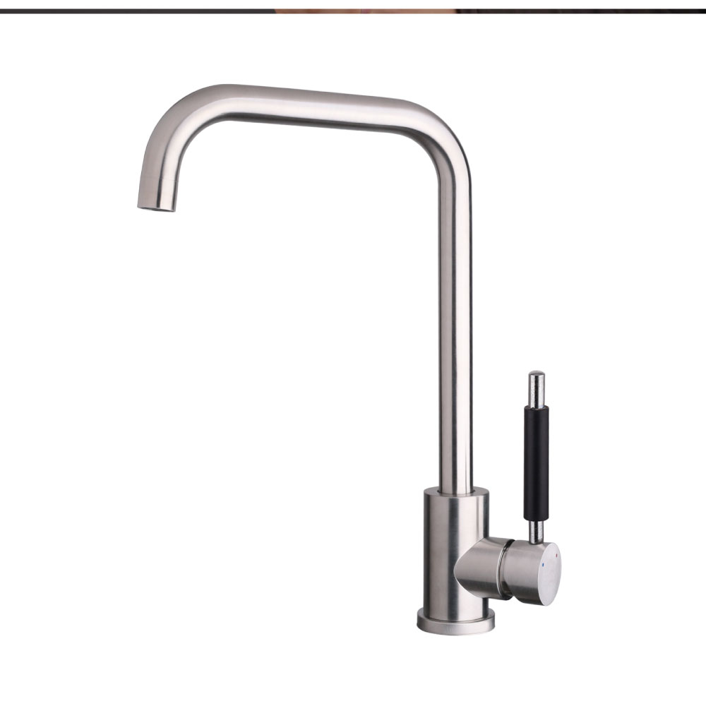 [24240] GRIFERÍA MONOCOMANDO GOURMET COCINA MESADA ACERO INOXIDABLE  - PIAZZA [10303SS]