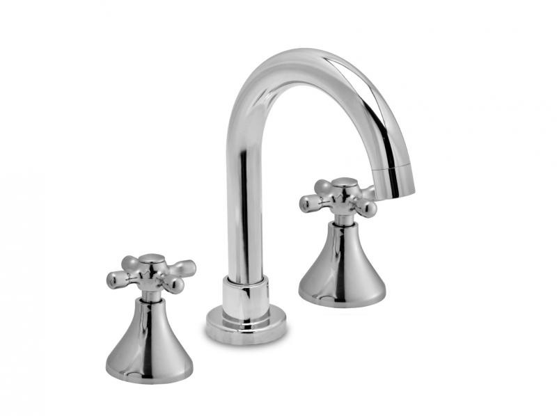 [24307] GRIFERÍA BICOMANDO CONVENCIONAL VIVA CRUZ LAVATORIO PICO ALTO CROMO HYDROS [345811]