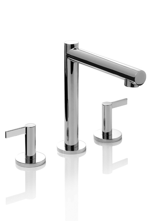 [24323] GRIFERÍA BICOMANDO CIERRE CERAMICO GUILTY LEVER LAVATORIO MESADA PICO DE CAÑO CROMO PIAZZA [22501]