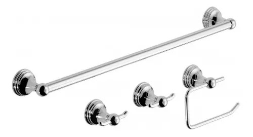 [24412] ACCESORIO KISS PLUS SET  4 PIEZAS CROMO  HYDROS [50043111]