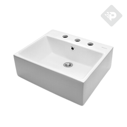 [24430] BACHA APOYO 475x405x155mm - 3 AGUJEROS PIAZZA [A117/3]