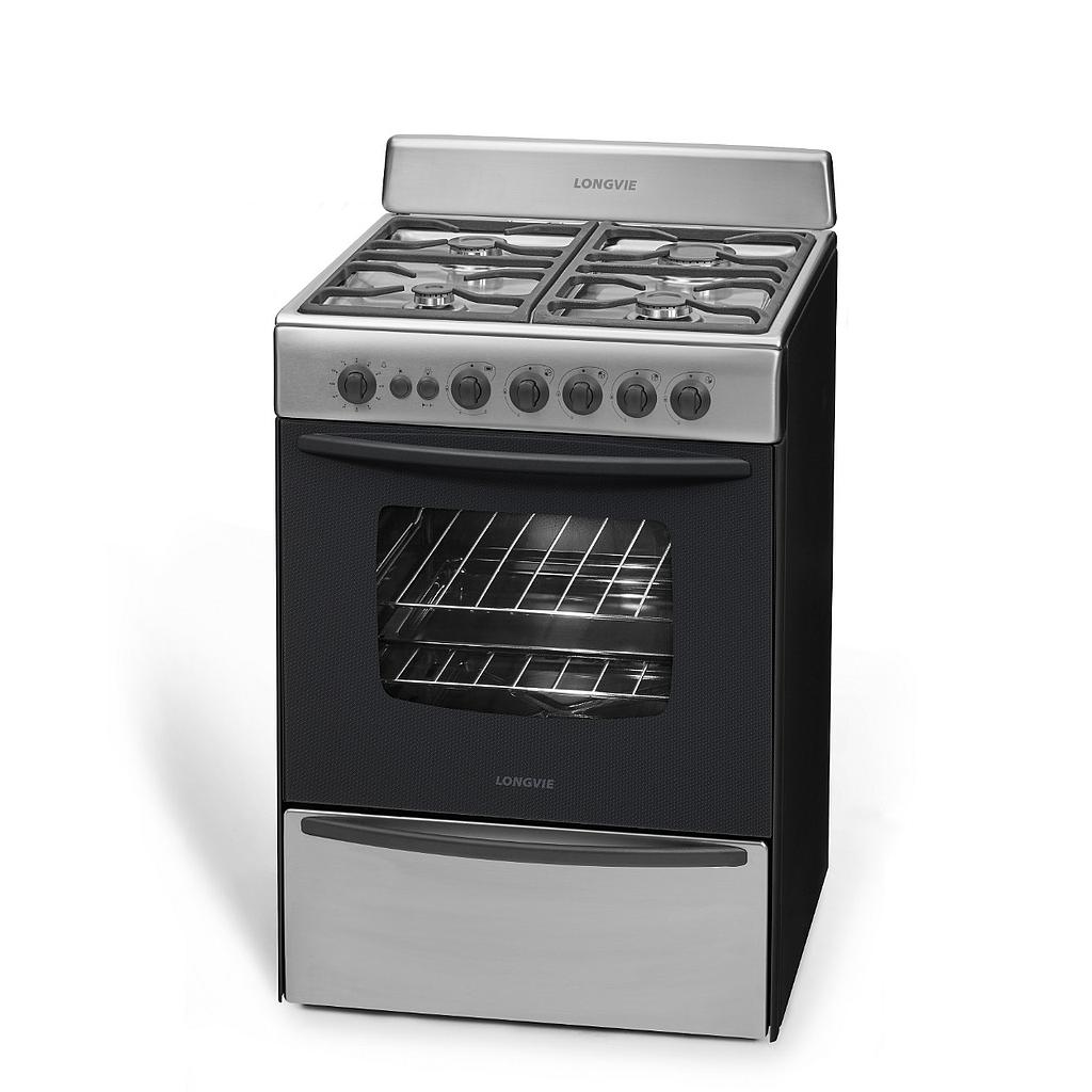 [25583] COCINA PREMIUM A GAS LONGVIE 60CM - INOXIDABLE - EFICIENCIA A++  [13601XF]