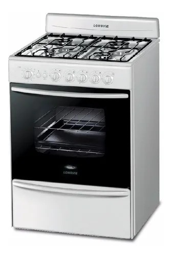 [25584] COCINA PREMIUM A GAS LONGVIE 60CM - BLANCO - EFICIENCIA A++ [13601BF]